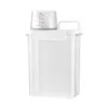 Storage Bottles E8BB Laundry Detergent Box With Handle And Lid Sub-Bottling Washing Powder Bucket Supplies For Home Dormitory Bathroom