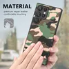 ￉tuis de t￩l￩phone ￠ l'￩preuve des chocs pour Samsung Galaxy S23 S22 S21 S20 Ultra Plus Camouflage Pattern PU Le cuir protecteur