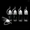 Storage Bottles 5Pcs 10ml Empty Squeezable Liquid Dropper Filling With Needle Tip Cap Portable Lightweight Durable