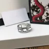 Designer Anneaux Lettre Double G Logo Bague De Mariage En Argent De Luxe Femmes Bijoux De Mode En Métal GGity Anneaux Cristal Perle asxzcxczc