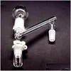 Pipes pour Fumer Verre Drop Down Adaptateurs 3 Joint Reclaim Ash Catcher Adaptateur Pour Narguilés Bong Oil Rigs 14.4Mm Ou 18.8Mm Avec Keck Clip Dha2H