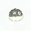 Configura￧￵es de j￳ias S925 Acess￳rios para anel de Sterling Sterling P￩rola Ornamento P￩rola Suporte vazio Boca Diy Ajust￡vel Retro L DHFVH