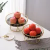 Gerechten Nordic marmeren fruitplaat woonkamer ornamenten creatieve cake dessert opslag porties decoratieve luxe 230221