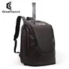 Теннисные сумки Greatspeed Black Badminton Backpack 2 ракетки упаковывают мужские женские юбилейные издания Падель Ракет 230221