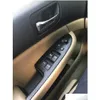 Autocollants de voiture pour Honda Accord 20022007 Panneau de commande de commande central int￩rieur Pandon de porte 3D / 5D D￉CALAGES DE FIBERS DE CARBON