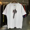 Heren T-shirts Zwart Zomer Trapstars T-shirts Mannen Vrouwen Mode Streetwear Letter Grote T Gedrukt Katoen Hop Crewneck NewChina