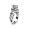 Pierścionki ślubne luksusowe linie krzyżowe pierścień kształtowy dla kobiety sliver skręt klasyczny sześcienne cyrkonia dziewczyna kryształy biżuteria para prezent