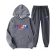 Herrspårsdräkter Designer Hoodie Trapstar Tracksuit Märke Tryckt sportkläder Män Vinterkläder Varma två stycken Set Loose Hoodie Sweatshirt Pants Jogging