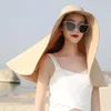 Berets vrouwen zon hoed emmer pet met nek flap volledige bescherming anti-uv wasbare strandhoeden dames panama voor