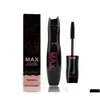 Mascara Max Volume Noir Curling Cils Cils Étanche Longue Fibre Cils Épais Maquillage Cosmétiques Drop Livraison Santé Beauté Yeux DH73N