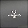 Bijoux Paramètres S925 Sterling Sier Pendentif Accessoire Collier De Perles Avec Chat Mignon Drop Delivery 202 Dh0Jo