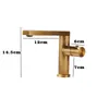 Bathroom Sink Faucets Single And Cold Faucet Black/gold Washbasin