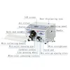 Qihang top Automatische einstellbare Abisolier- und Schälschneidemaschine, Kabelschneider, Abisoliermaschine, 2,5 m², Schneiddrahtmaschine