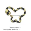 Charms 100 Brass Copper Zircon Enamel Heart Diy Jewelry Clasp Connector Wholesale Key Necklace Making Cross Pendant Star Dh1Yi