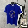 Men's T-Shirts Short Sleeve Tshirt Men Leopard Print 2022 Summer New Round Neck Male Clothes Mercerized Personality Europe Fashion Large Tees Z0221