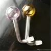 Cor de cor reta ￢ngulo de bolha grande bolha bolhas de vidro de vidro, narguil￩ de vidro, acess￳rios para tubos de fuma￧a