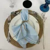 Mesa conjunto de guardanapo de 10 guardanapos de pano de crepe de 10 gaze pacote de algodão puro tecido 40x40cm Decoração de casamento todos os dias use o jantar de chá Towel Village