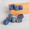 Figurines décoratives Pierre précieuse naturelle Lapis Lazuli Pierre polie à la main irrégulière 12-15 mm Spécimen de perle Décoration de jardin pour enfants
