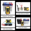 FOXSUR-cargador de batería de coche, 12V, 24V, 6A, reparación de pulso, 7 etapas para GEL WET AGM, 12,6 V, LiFePO4, batería LiPo