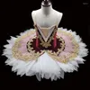 Stage Wear Ballet Danse Robe Pour Filles Enfants Manches Courtes Tulle Haute Qualité Tutu Gymnastique Justaucorps