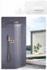 壁のシャワーセットにメーカーバスルーム銅シャワーブースターノズルガングレーダークシャワーセットシャワーヘッド