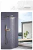 Manufacturer into the wall shower set bathroom copper shower booster nozzle gun gray dark shower shower set shower heads