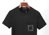 F T-shirt pour hommes de concepteur pour hommes Slim Fit T-shirt court imprimé T-shirt à manches en coton sergé respirant Tee-shirt de luxe Lettres imprimées Chemises unies Printemps Eté Casual