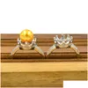 إعدادات المجوهرات S925 Sterling Sier Rings Accessories Pearl Wholesale Mounts Imperia dhakk