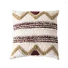 Pillow Case Embroidery Tufted Nordic Morocco Simple Tassel Cushion Cover