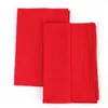 Table Napkin Red Cloth Napkins Wholesale Soft Cotton Fabric Farmhouse Serviette Tableware Towel Wedding Christmas Easter Decoration