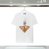 メンズTシャツファッションメンズTシャツ2023プラディティニューコットンソフトアンチリンクルレトロ装飾印刷レターカジュアル学生愛好家半袖01-09