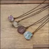 H￤nge halsband helande reiki sten mineral h￤ngen halsband naturlig kristall fluorit rose kvarts turmalin agater apatite jude dh9bg