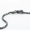 Chains Vintage Men's 925 Sterling Silver Necklace Dragon Chain Personality Jewelry With Gift Box Father's Day