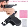 Stud Earrings Professional Ear Piercing Gun Tool Set 98pcs Studs Steel Nose Navel Body Unit Kit Safety Pierce &Stud Dale22