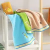 Cute Cotton Cartoon Towels Children Thick Absorbent Towel Baby Face Wash Towel Animal Embroidery Home Towels