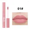 Lip Gloss Waterproof Velvet Matte Pigment Dark Red Long Lasting Liquid Lipstick Women Makeup Glaze 12 Colors Optional