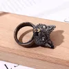 Anillos de racimo Diseñador europeo y americano Animal Femenino Fabricantes minimalistas al por mayor