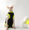 Costumi per gatti WMXZ Sfinge Vestiti senza peli Caldo Autunno Inverno Pancia senza maniche Cappotto a quattro zampe Pet Dog Tuta Outfit Giacca morbida in cotone