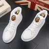 New men's boots high top shoes leather everything board shoes soft sole simple casual small white shoes elastic boots A6