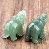 Objetos decorativos Figuras Aventurina verde jade ston start elefante fortuna fortuna feng shui estátua estatueta escritório ornamento chakra cura cálculos decoração 230221