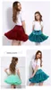 Sukienki dziewczyny Summer Cute Frocks Satin Lace Band Ceikins Tutu Knee Perm Spring Party Sukienka