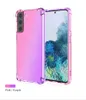 Gradient ShockProof Soft TPU dla Samsung S23 Ultra Plus A23E 5G A14 A54 A04E 4G A34 5G A04 Core Four Corners Air Bag Cover Cover Clear Telefon Z tył