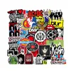 Car Stickers 100Pcs/Lot Retro Band Rock Sticker Music Graffiti Jdm To Diy Guitar Motorcycle Laptop Lage Skateboard Snowboard Drop De Dhsiy