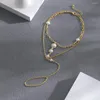 Bracelets de cheville pierre naturelle cristal cheville dames haut de gamme atmosphérique pour les femmes sortie d'été cheville pendentif bijoux vente directe en gros