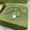 Projektant męskie bransoletki łańcuchowe biżuteria wisiorek Womans srebrne łańcuszki bransoletka dla kobiet luksusowa moda 925 Sterling Silver Chin G bransoletki 2302211D