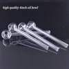 4inch Thick Pyrex Glass Oil Burner Pipe High Quality Glass Tube Smoking Pipes Tobcco Herb Glass Oil Nails Water Hand Pipes Smoking Accessories Cheapest Hot Selling