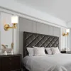 Wall Lamps The Copper Lights Nordic Double Bedroom Berth Lamp Lampshade Corridor Lighting Decorative Wholesale