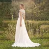 Robes de fête bohème une robe de mariée en ligne appliqués bon cap