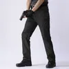 Pantaloni da uomo 2023 Uomini Tattici Casual Cargo Esercito Stile Militare Pantaloni da allenamento impermeabili Maschili Pantaloni da lavoro durevoli 230221