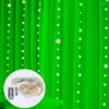 Строки 3M Светодиодные занавесу Fairy Lights USB String 8 Mlicker режимы Windows Fastoon Garland Lamps Рождественские свадебные садовые декоры